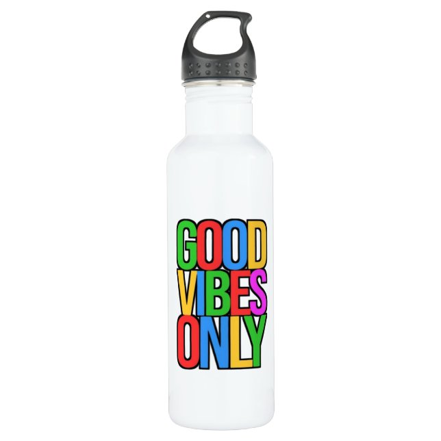 Good Vibes Only-45365 710 Ml Water Bottle (Front)
