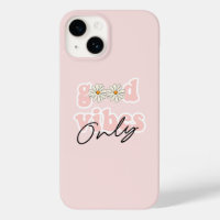 Good Vibes Only 70's Hippie Slogan