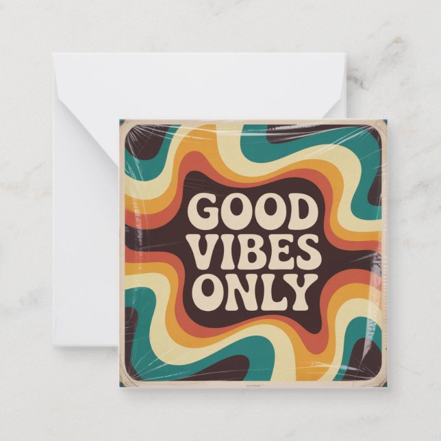 Good Vibes Only Card (Front)