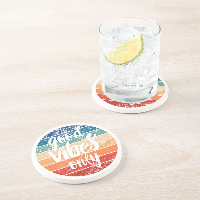 Good Vibes Only Coaster (Side)