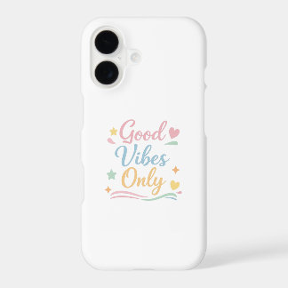 Good Vibes Only Colourful Aesthetic iPhone Case