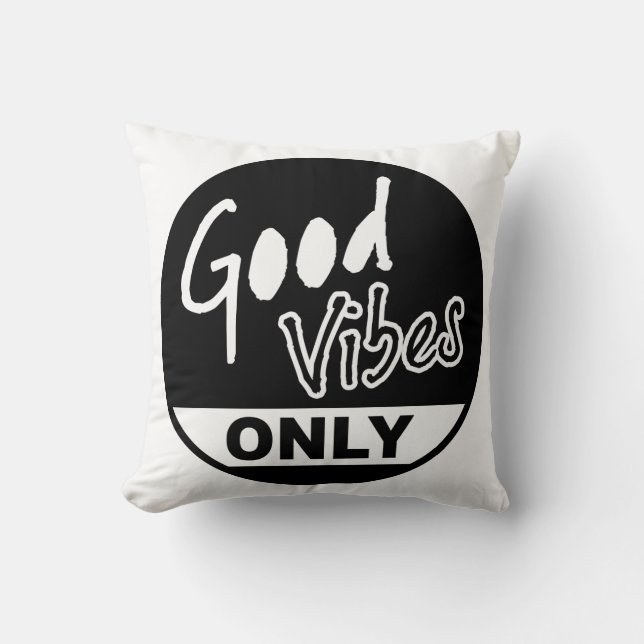 Good Vibes Only Cushion (Front)