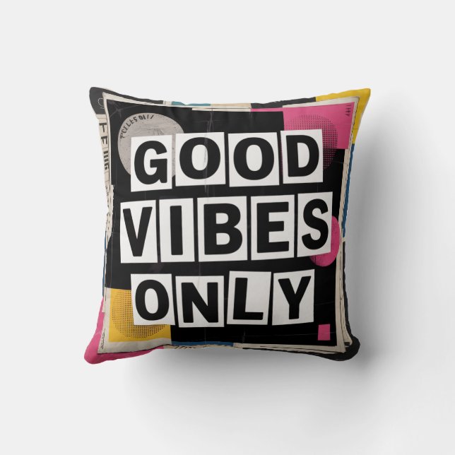 Good Vibes Only Cushion (Back)