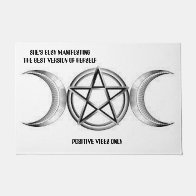 Good Vibes Only.  Doormat (Front)