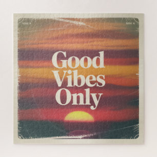Good Vibes Only Jigsaw Puzzle