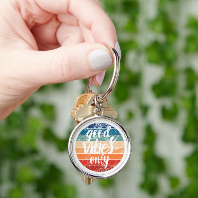 Good Vibes Only Key Ring (Hand)