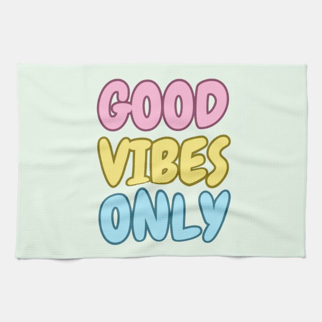Good Vibes Only Kitchen Towel (Horizontal)