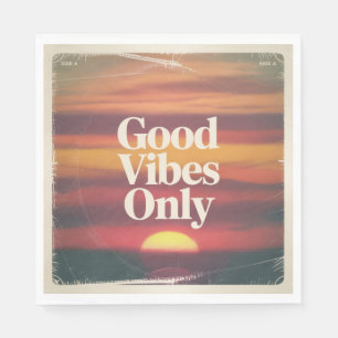 Good Vibes Only Napkin