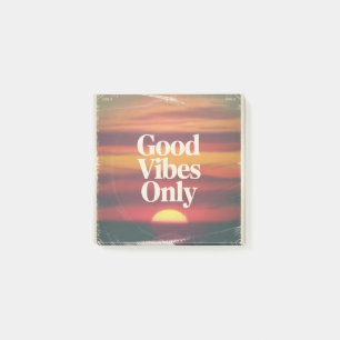 Good Vibes Only Post-it Notes