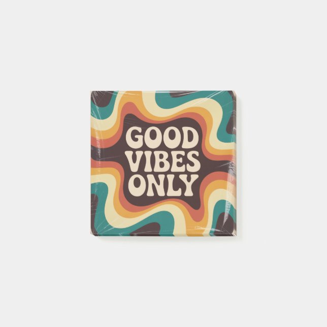 Good Vibes Only Post-it Notes (Front)