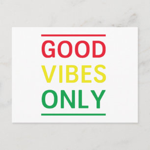 Good Vibes Only Postcard