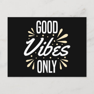 Good Vibes Only Postcard
