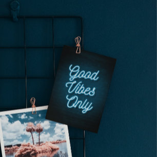 Good Vibes Only Postcard