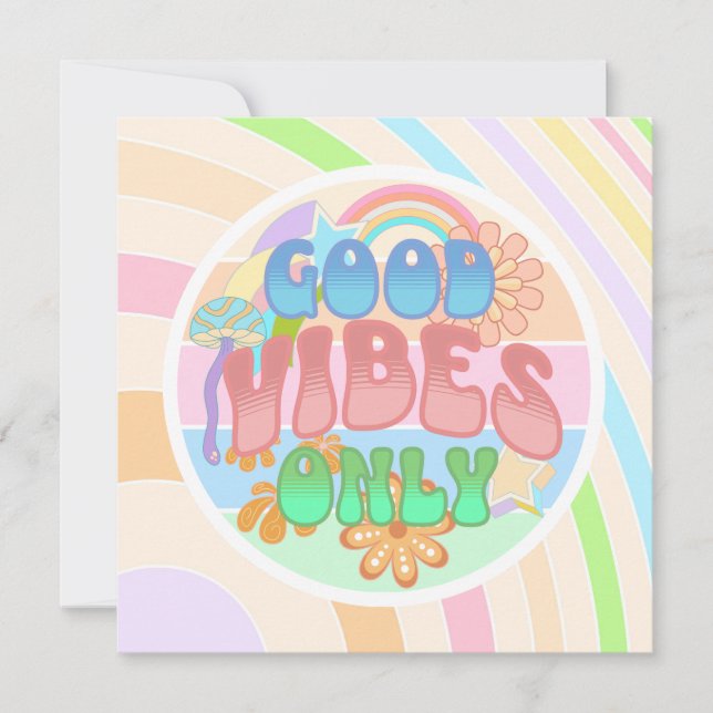 Good Vibes Only | Retro Vintage  (Front)