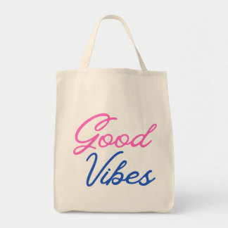 Good Vibes Only Reusable Tote Bag