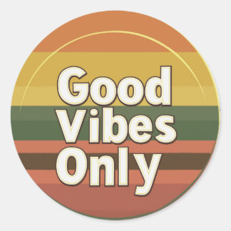 Good Vibes Only Sticker