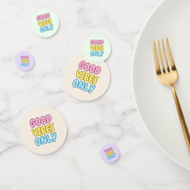 Good Vibes Only Table Confetti (Group)