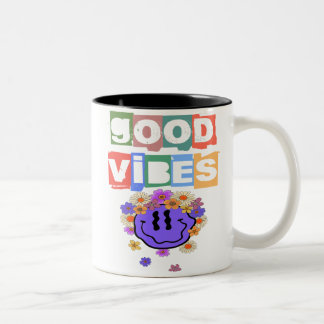 Good Vibes Only Two-Tone Coffee Mug