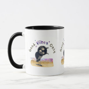 Good Vibes Only with Curious Owl Mug