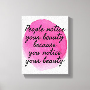 good vibes sayings for self love and self care canvas print