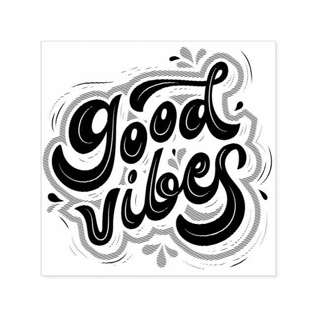 Good Vibes Self-inking Stamp (Design)