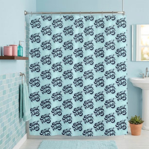 Good Vibes Shower Curtain