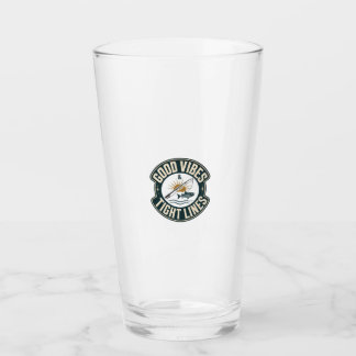 Good Vibes Tight Lines Funny Fishing Outdoor Desig Glass