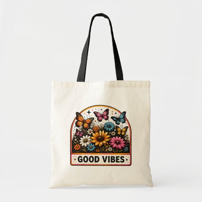 Good Vibes Tote Bag (Front)