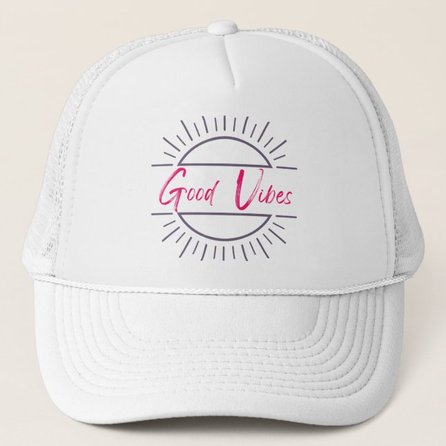Good Vibes Trucker Hat (Front)