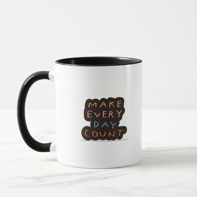 Good Vibes Typography Mug (Left)