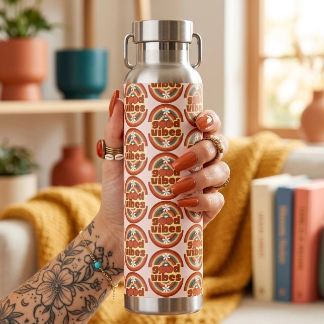 Good Vibes Water Bottle (Creator Uploaded)
