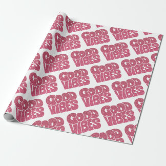 Good Vibes Wrapping Paper