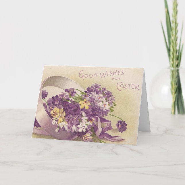 Good Wishes For Easter Holiday Card (Front)