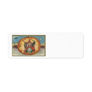 Good Wishes For Halloween Return Address Label
