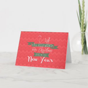 Good Wishes Holiday Card