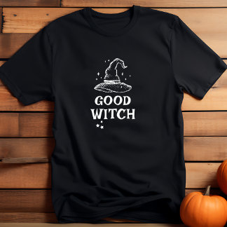 Good Witch Black and White Halloween Women's  T-Shirt