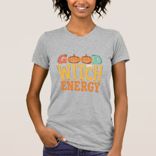 Good Witch Energy Halloween Pumpkin Design_1 T-Shirt