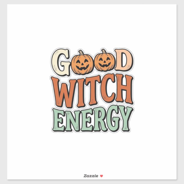 Good Witch Energy Vintage Halloween Vector Design_ (Sheet)