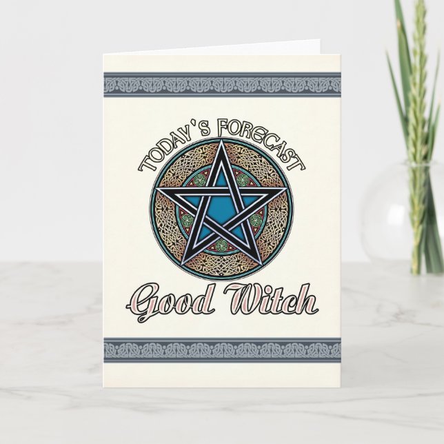 Good Witch Greeting Card (Front)