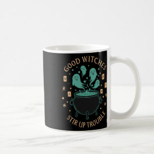 Good Witches Stir Up Trouble Halloween Cauldron Gh Coffee Mug
