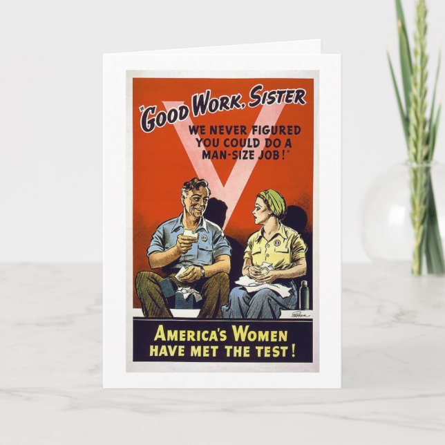 Good Work Sister Card (Front)