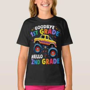 Goodbye 1st Grade Graduation Monster Truck  T-Shirt