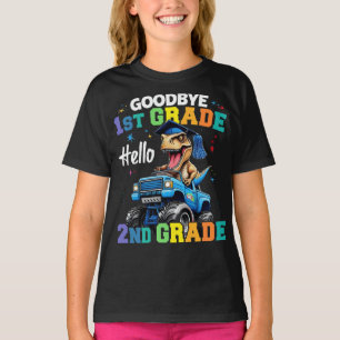 Goodbye 1st Grade Graduation T Rex Monster Truck  T-Shirt