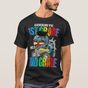Goodbye 1st Grade Hello 2nd Grade Monster Truck Di T-Shirt
