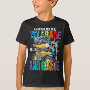 Goodbye 1st Grade Hello 2nd Grade Monster Truck  T-Shirt