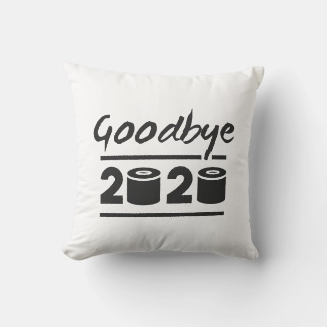 Goodbye 2020 Toilet paper – it’s finally over Cushion (Front)