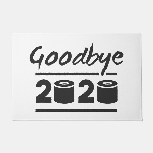 Goodbye 2020 Toilet paper – it’s finally over Doormat (Front)