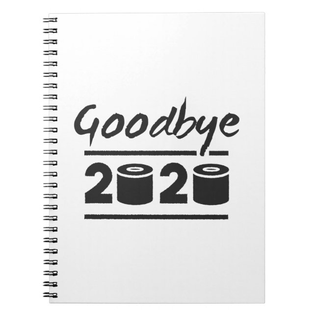 Goodbye 2020 Toilet paper – it’s finally over Notebook (Front)