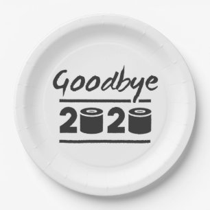 Goodbye 2020 Toilet paper – it’s finally over Plate