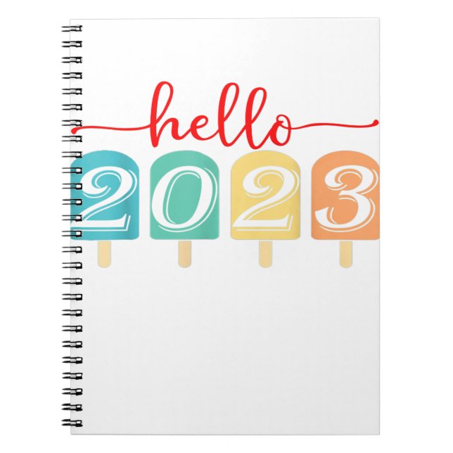 Goodbye 2022 Hello 2023 Happy New Year Funny Chris Notebook (Front)